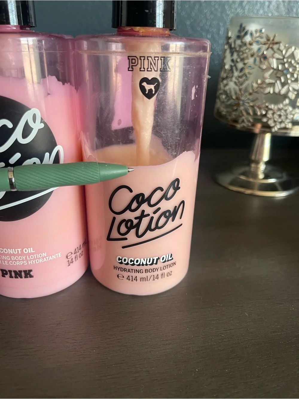 PINK Victoria's Secret Coco Lotion Coconut Oil Hydrating Body Lotion - Pink